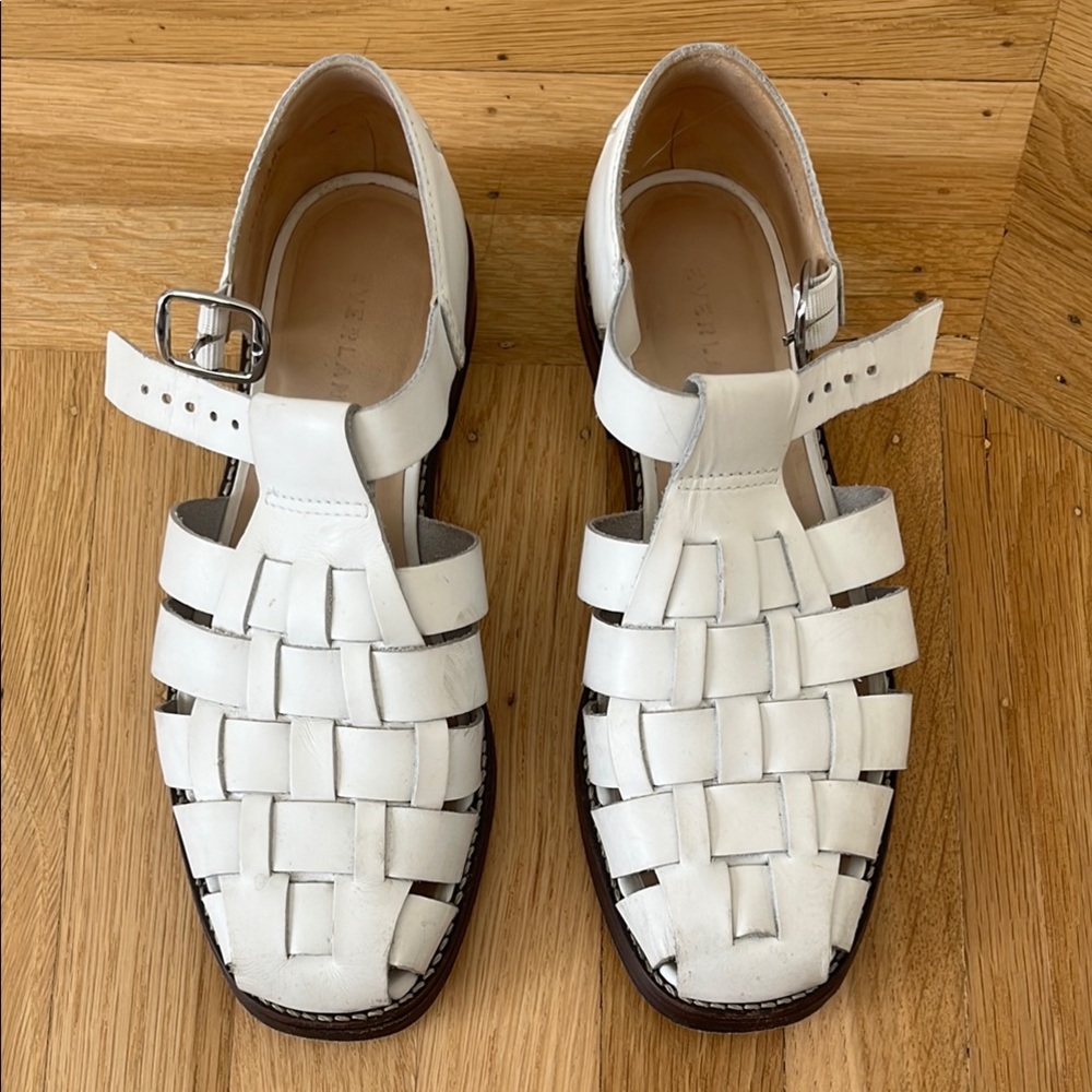 Everlane White Fisherman Sandals | Size 7.5